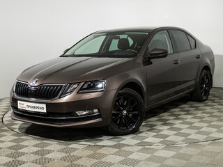 2018 Skoda Octavia III (A7) Рестайлинг, коричневый, 1905900 рублей, вид 1