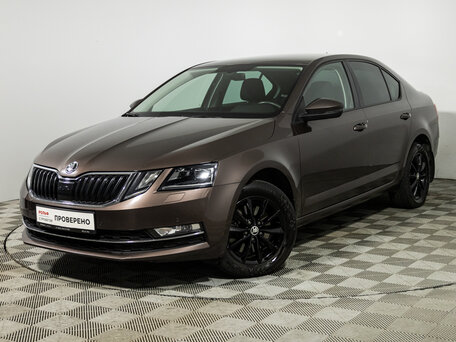 2018 Skoda Octavia III (A7) Рестайлинг, коричневый, 1890900 рублей, вид 1