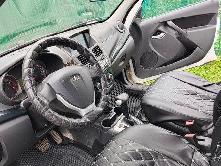2013 Lada (ВАЗ) Kalina II, белый, 455000 рублей, вид 4