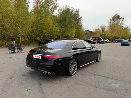 2020 Mercedes-Benz S-Класс 450 Long 4MATIC VII (W223), чёрный, 7400000 рублей, вид 5