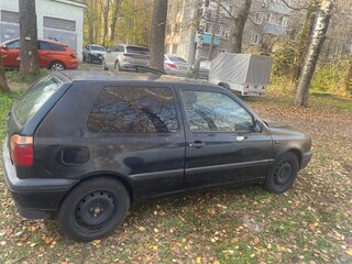 1992 Volkswagen Golf III, чёрный, 95000 рублей, вид 3