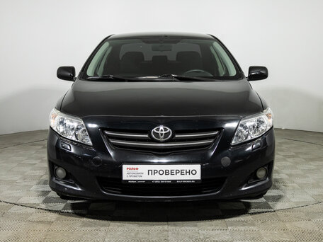 2008 Toyota Corolla X (E140, E150), чёрный, 559585 рублей, вид 2