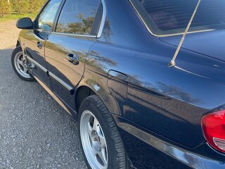 2006 Hyundai Sonata ТагАЗ IV (EF) Рестайлинг, синий, 550000 рублей, вид 5