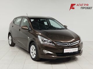 2015 Hyundai Solaris I Рестайлинг, коричневый, 1150000 рублей, вид 3