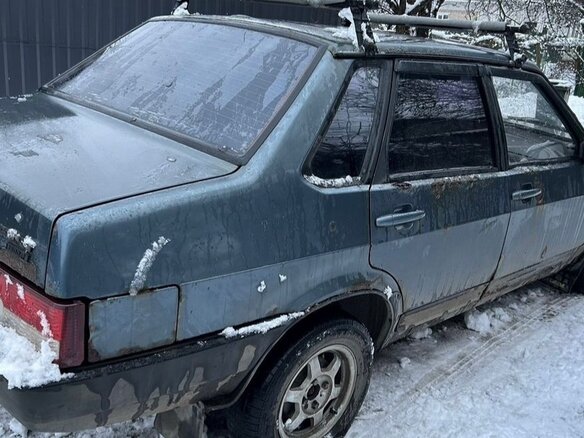 2001 Lada (ВАЗ) 21099, синий, 75000 рублей - вид 2