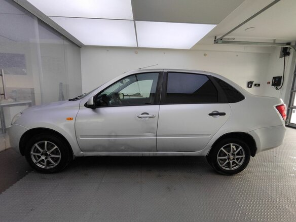 2013 Lada (ВАЗ) Granta I, серебристый, 505000 рублей - вид 7