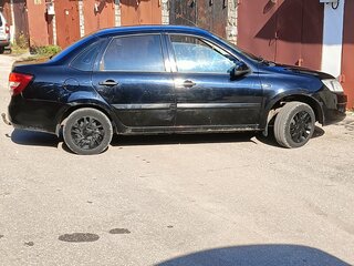 2014 Lada (ВАЗ) Granta I, чёрный, 270000 рублей, вид 4