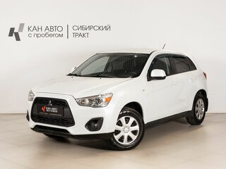 2014 Mitsubishi ASX I Рестайлинг, белый, 1072000 рублей, вид 1
