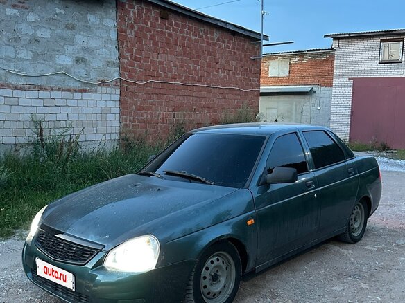 2010 Lada (ВАЗ) Priora I, зелёный, 130000 рублей