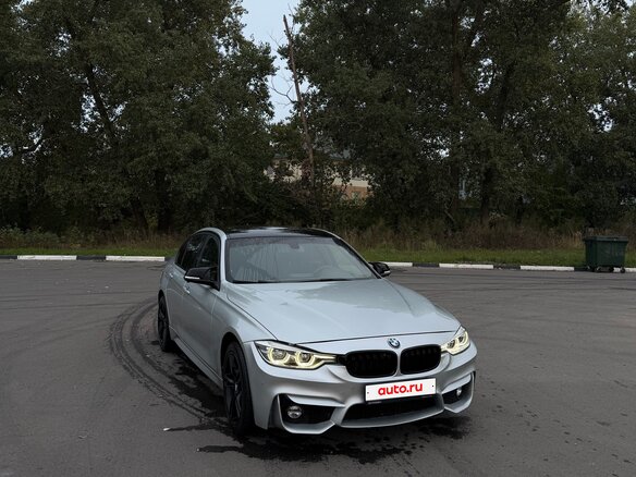 2016 BMW 3 серии 320i xDrive VI (F3x) Рестайлинг, серебристый, 1800000 рублей