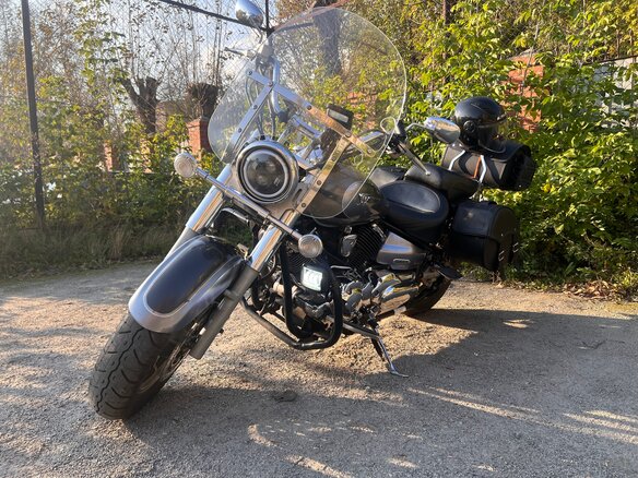 2005 Yamaha XVS1100, серый - вид 5
