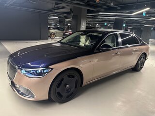 2023 Mercedes-Benz Maybach S-Класс 680 II (Z223), красный, 45000000 рублей, вид 3