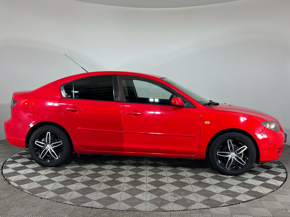 2007 Mazda 3 I (BK) Рестайлинг, красный, 597000 рублей - вид 3