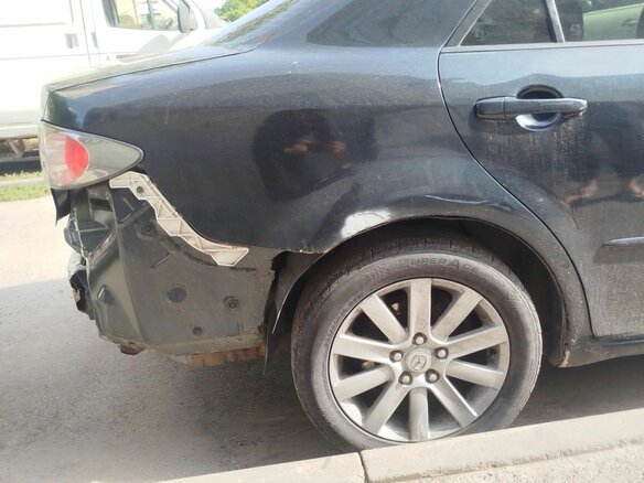 2006 Mazda 6 I (GG) Рестайлинг, зелёный - вид 11
