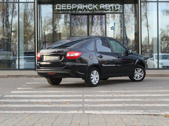 2019 Lada (ВАЗ) Granta I Рестайлинг, чёрный, 690000 рублей - вид 2