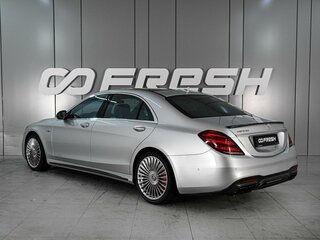 2017 Mercedes-Benz S-Класс AMG 63 AMG Long III (W222, C217) Рестайлинг, серебристый, 6849000 рублей, вид 2
