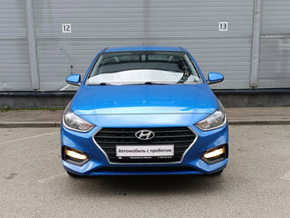 2018 Hyundai Solaris II, синий, 1169000 рублей, вид 2