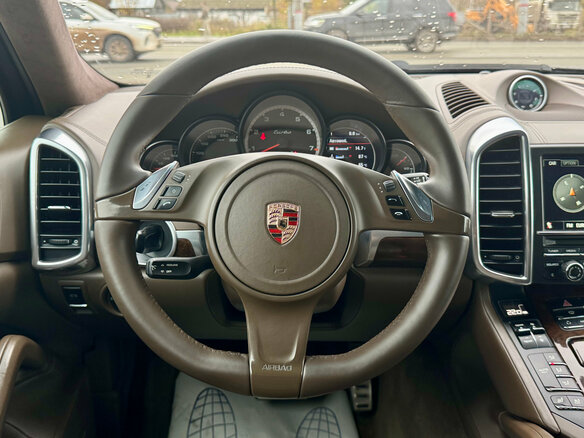2012 Porsche Cayenne Turbo II (958), чёрный, 2100000 рублей - вид 9
