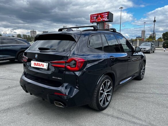 2021 BMW X3 30i xDrive III (G01) Рестайлинг, чёрный - вид 4