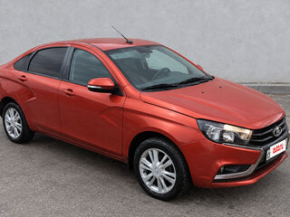 2017 Lada (ВАЗ) Vesta I, красный, 730000 рублей, вид 1