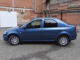 2011 Renault Logan I Рестайлинг, синий, 545000 рублей, вид 4
