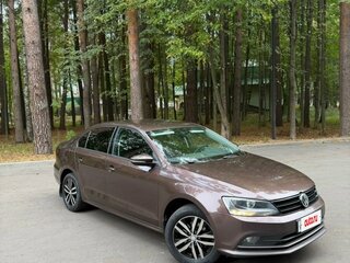 2015 Volkswagen Jetta VI Рестайлинг, коричневый, 1195000 рублей, вид 2