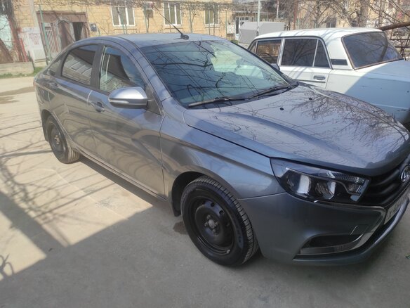 2016 Lada (ВАЗ) Vesta I, серый, 670000 рублей - вид 1
