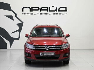 2012 Volkswagen Tiguan I Рестайлинг, красный, 1199900 рублей, вид 2