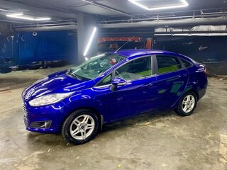 2015 Ford Fiesta Mk6 Рестайлинг, синий, 675000 рублей, вид 3