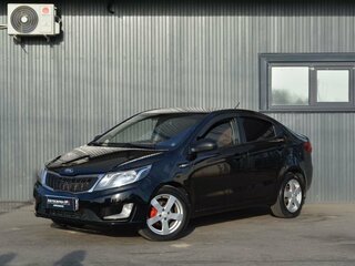 2012 Kia Rio III, чёрный, 599888 рублей, вид 1