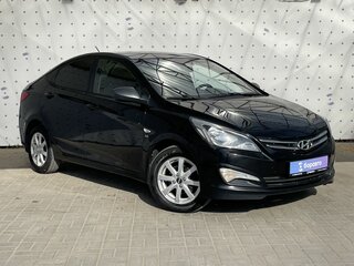 2014 Hyundai Solaris I Рестайлинг, чёрный, 990000 рублей, вид 2