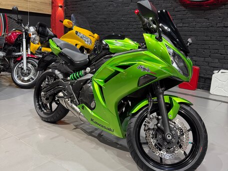 2013 Kawasaki ER-6F (Ninja 650R), зелёный, 445000 рублей, вид 2