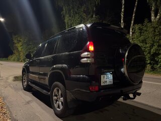2004 Toyota Land Cruiser Prado 5-speed 120 Series, чёрный, 1495000 рублей, вид 3