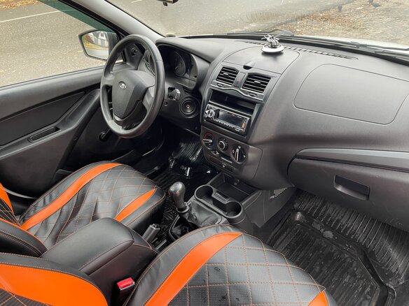 2018 Lada (ВАЗ) Granta I Рестайлинг, белый, 420000 рублей - вид 8