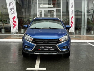 2020 Lada (ВАЗ) Vesta SW Cross I, синий, 990000 рублей, вид 2