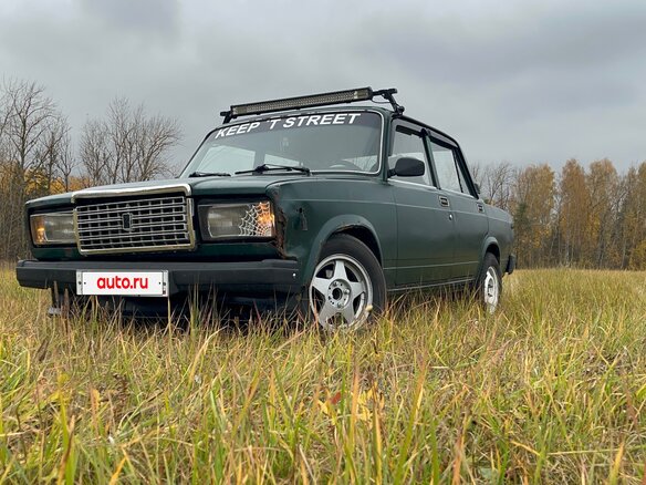 1997 Lada (ВАЗ) 2107, зелёный, 130000 рублей