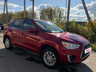2014 Mitsubishi ASX I Рестайлинг, красный, 1250000 рублей, вид 1