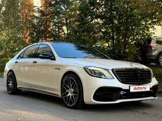 2014 Mercedes-Benz S-Класс 500 Long VI (W222, C217), белый, 3850000 рублей, вид 3