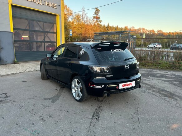 2007 Mazda 3 I (BK) Рестайлинг, чёрный, 500000 рублей - вид 5