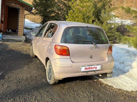 2002 Toyota Vitz I (P10), розовый, 280000 рублей - вид 5