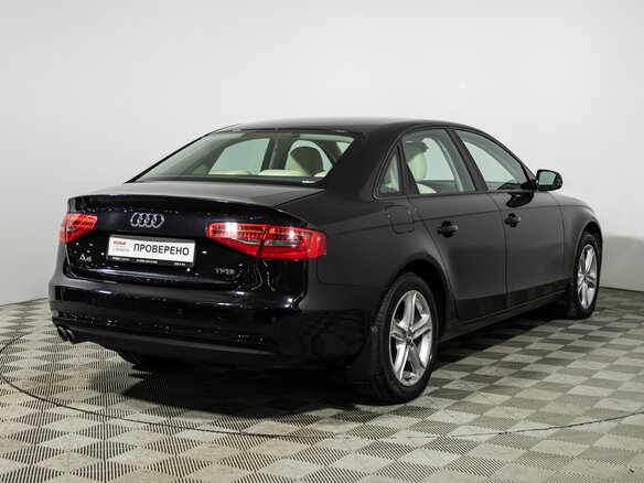 2014 Audi A4 IV (B8) Рестайлинг, чёрный, 1930500 рублей - вид 4