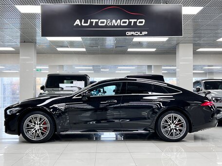 2025 Mercedes-Benz AMG GT 4-Door Coupe 43 I, чёрный, 12599000 рублей, вид 4