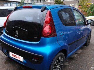 2012 Peugeot 107 I Рестайлинг 2, синий, 430000 рублей, вид 4