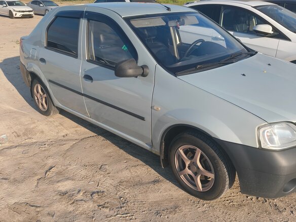 2006 Renault Logan I, серый, 250000 рублей - вид 6