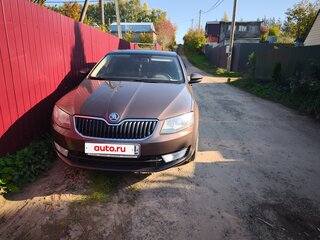 2013 Skoda Octavia III (A7), коричневый, 1100000 рублей, вид 2