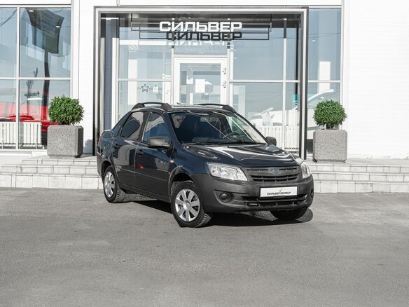 2015 Lada (ВАЗ) Granta I, синий, 370000 рублей - вид 4
