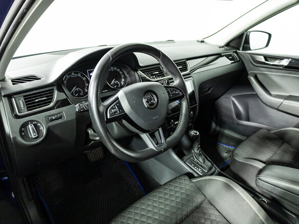 2017 Skoda Rapid I Рестайлинг, синий, 1349900 рублей - вид 10