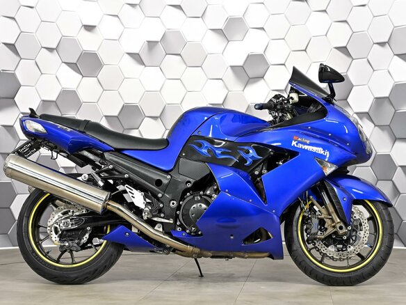 2006 Kawasaki ZZR 1400, синий, 649000 рублей - вид 2