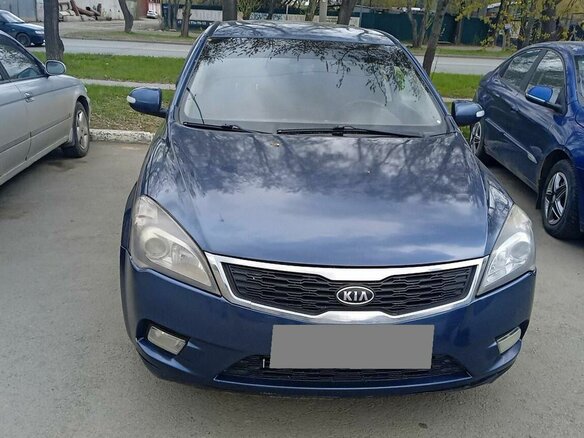 2010 Kia Ceed I Рестайлинг, синий, 501000 рублей - вид 1