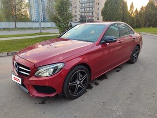 2017 Mercedes-Benz C-Класс 180 9G-TRONIC IV (W205), красный, 2050000 рублей, вид 3